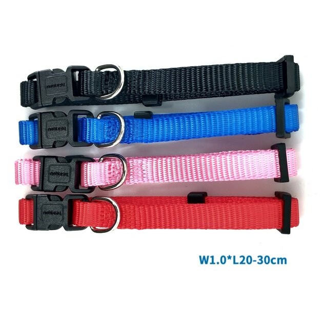 všetky obojky jednofarebné 1 cm-